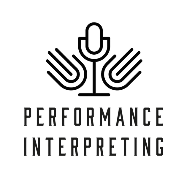 Performance Interpreting Hands Logo